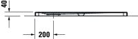 Vorschau: Duravit Tempano Duschwanne rechteckig 80x100cm, Sanitäracryl, weiß
