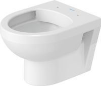 Vorschau: Duravit No.1 Wand-WC Set inkl. WC-Sitz mit Absenkautomatik, 48x36,5cm, oval, rimless, weiß