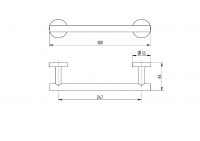 Vorschau: Avenarius Serie 190 Wannengriff 300mm, edelstahl