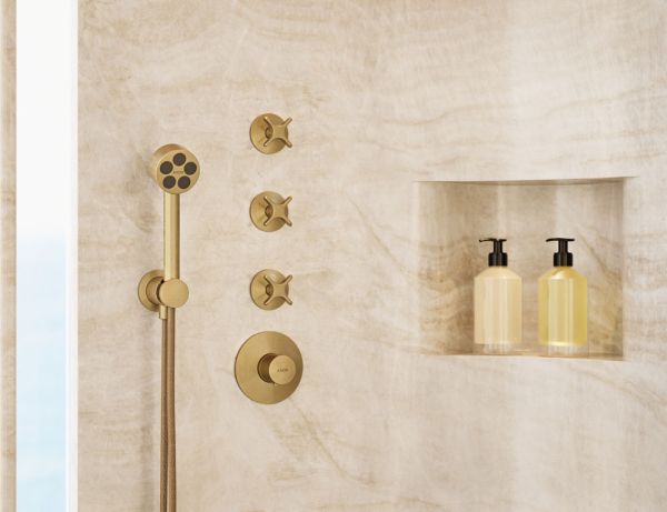 AXOR One Portereinheit rund, brushed bronze 48780140