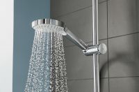 Vorschau: Hansgrohe Croma E Showerpipe 280 1jet mit Wannenthermostat CoolContact, chrom