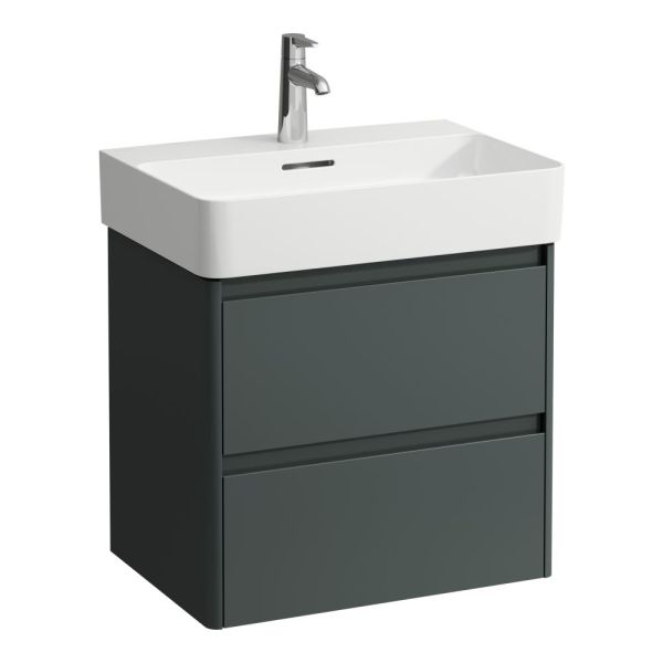 Laufen Base 2.0 Waschtischunterbau 57cm für Val Waschtisch H810283, verkehrsgrau H4113721082661