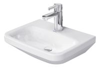 Vorschau: Duravit DuraStyle Handwaschbecken 45x33,5cm mit 1 Hahnloch, ohne Überlauf, weiß 0708450000