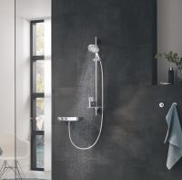 Vorschau: Grohe Rainshower 150 SmartActive Brausestangenset 90cm, 3 Strahlarten, EcoJoy 26594000 2