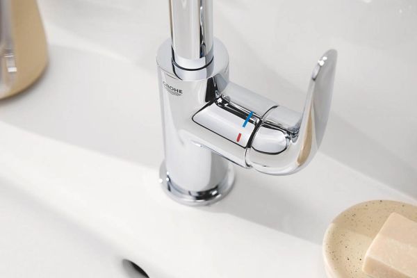 Grohe Euroeco Einhand-Waschtischbatterie L-Size mit Ablaufgarnitur, chrom