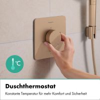 Vorschau: hansgrohe Ecostat Comfort Q Thermostat Unterputz 1 Funktion, brushed bronze
