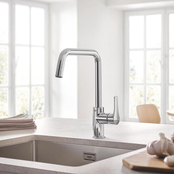 Grohe Eurosmart Einhand-Spültischbatterie Niederdruck, chrom 1012340000 