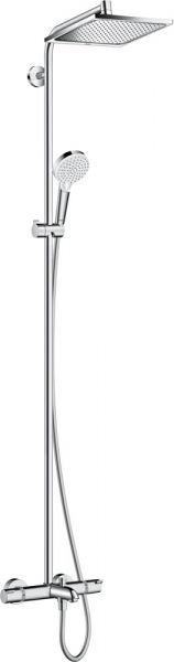 Hansgrohe Crometta E Showerpipe 240 1jet mit Wannenthermostat, chrom