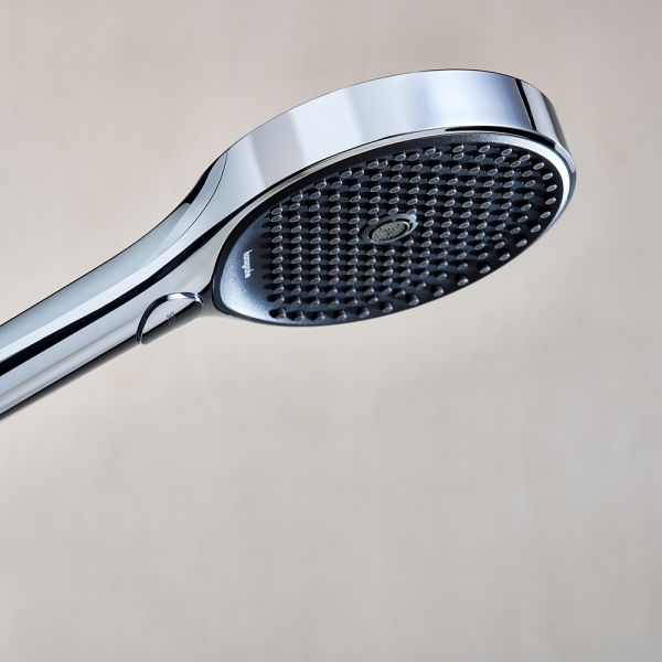 hansgrohe Rainfinity Duschkopf 130, 3 Strahlarten, wassersparend, chrom