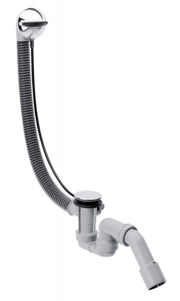 Hansgrohe Flexaplus Komplettset mit Ab- und Überlaufgarnitur für Normalwannen, chrom