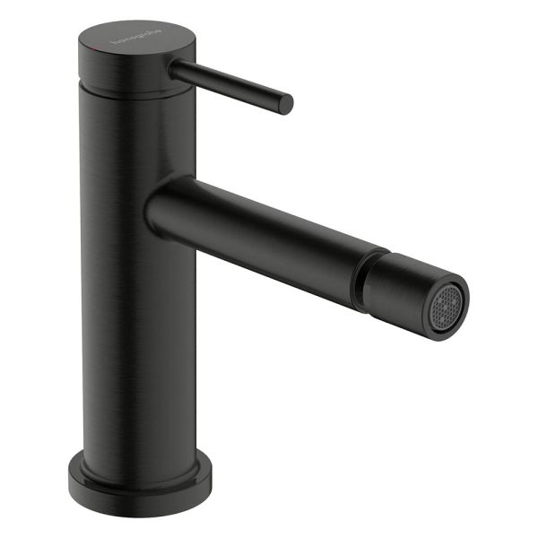 hansgrohe Tecturis S Einhebel-Bidetmischer mit Zugstangen-Ablaufgarnitur, brushed black chrome 73201340