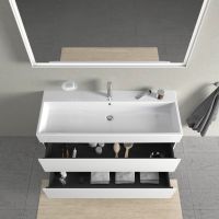 Vorschau: Duravit L-Cube Waschtischunterschrank wandhängend 118x46cm mit 2 Schubladen für Vero Air 235012