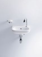 Vorschau: Duravit D-Code Handwaschbecken rechteckig 36x27cm, mit 1 Hahnloch rechts, mit Überlauf, weiß 0705360008