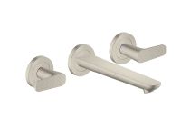 Vorschau: Axor Citterio C Cubic Cut 3-Loch Waschtischarmatur Unterputz für Wandmontage steinless steel optic 49071800