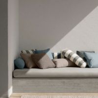 Vorschau: blomus STAY Outdoor-Kissen 70x30cm, blau/weiß gestreift