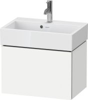 Duravit L-Cube Waschtischunterschrank 58x39cm mit 1 Schublade für ME by Starck 236860, weiß, LC611901818
