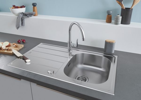 Grohe K200 Edelstahlspüle mit Abtropffläche, edelstahl 31552SD1 2