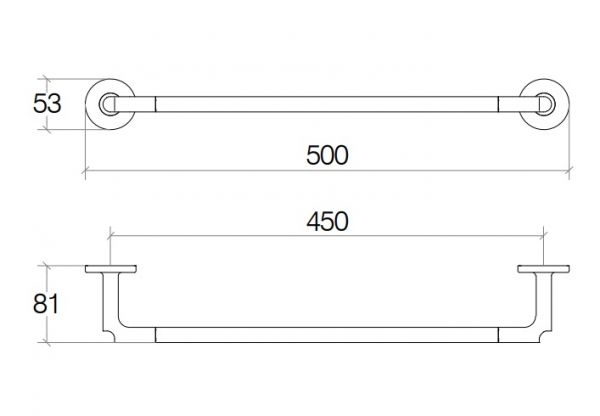 Lineabeta SBECÀ Handtuchhalter 50cm 61109.29