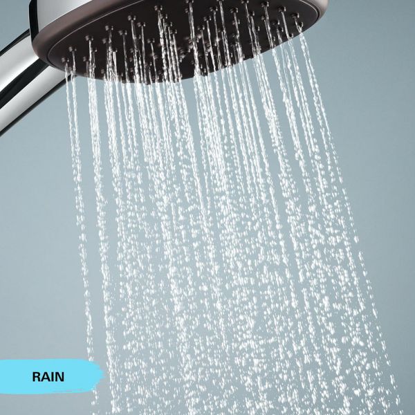 Grohe QuickFix Precision Start Thermostat-Brausebatterie mit Brausestange 90cm & Handbrause, chrom