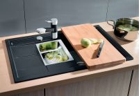 Vorschau: Blanco Metra 6 S Compact Granitspüle SILGRANIT® mit Ablauffernbedienung