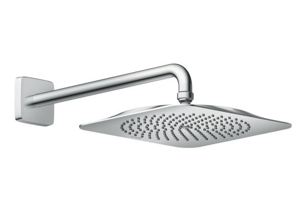 Axor Citterio C Duschkopf 27x27cm 1jet EcoSmart mit Brausearm, softsquare