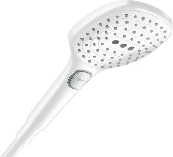 hansgrohe Raindance Select E Duschkopf 120 3 Strahlarten PowderRain weiß matt 28728700