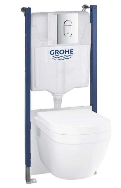 Grohe Solido Euro Keramik 5-in-1 Set für WC, 1,13m Bauhöhe, weiß FG39700000