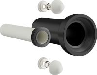 hansgrohe Anschlussgarnitur universal für Wand WC