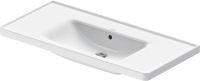 Vorschau: Duravit D-Neo Waschtisch rechteckig 100,5x48cm, mit Überlauf, mit Wondergliss, weiß 23671000601