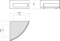 Vorschau: emco system 2 Eckwandkorb, chrom