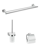 Hansgrohe Logis Universal Bad-Accessoire 3-teiliges Set, chrom