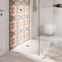 Vorschau: Villeroy&Boch Futurion Flat Quaryl®-Duschwanne 140x90cm, Eckmontage, flächenbündig, weiß