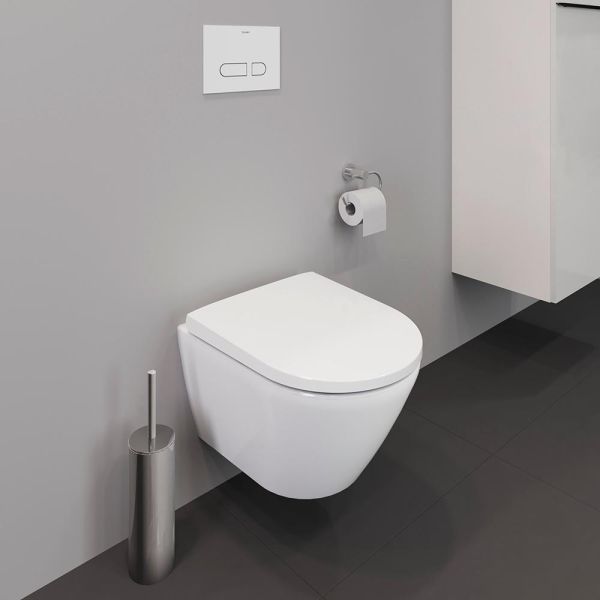 Duravit D-Neo Wand-WC 48x37cm, rimless, HygieneGlaze, Durafix, weiß 2588092000