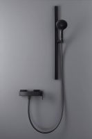 Vorschau: Duravit Brausestange 80cm, schwarz matt