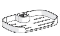 Vorschau: Hansa Hansaactivejet Seifenschale, transparent