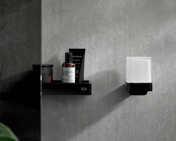 emco loft Schwammkorb mit herausnehmbarem Einsatz, schwarz 054513302