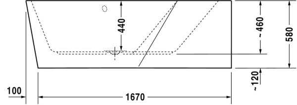 Duravit Paiova 5 Eck-Badewanne 177x130cm Ecke rechts, weiß