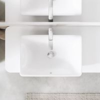 Vorschau: Grohe Euro Keramik Aufsatzschale 60cm mit Überlauf, weiß